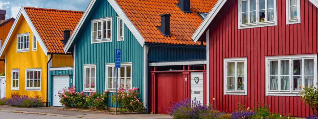måla om hus i en annan färg